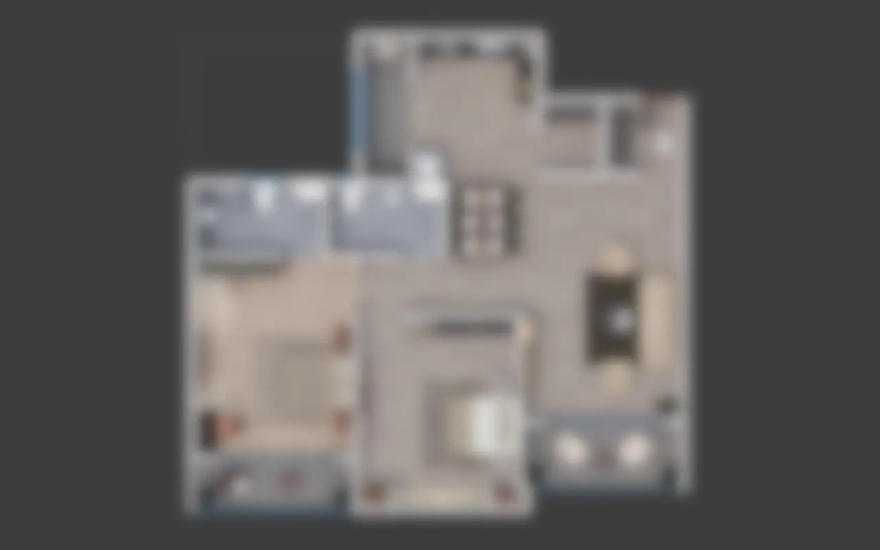 2 BHK Floor Plan NIBM Pune